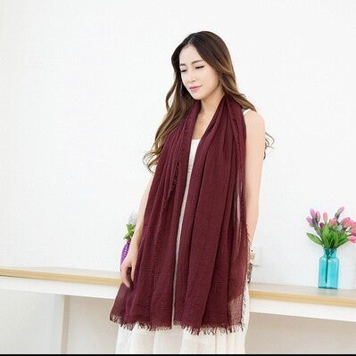 CRINKLE SCARF (LARGE)